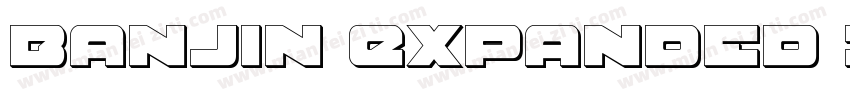 Banjin Expanded Italic字体转换